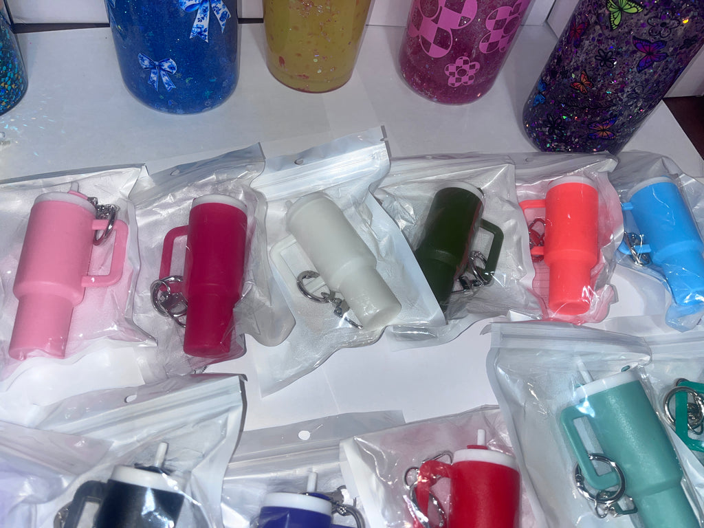 Without wrap Keychain tumbler
